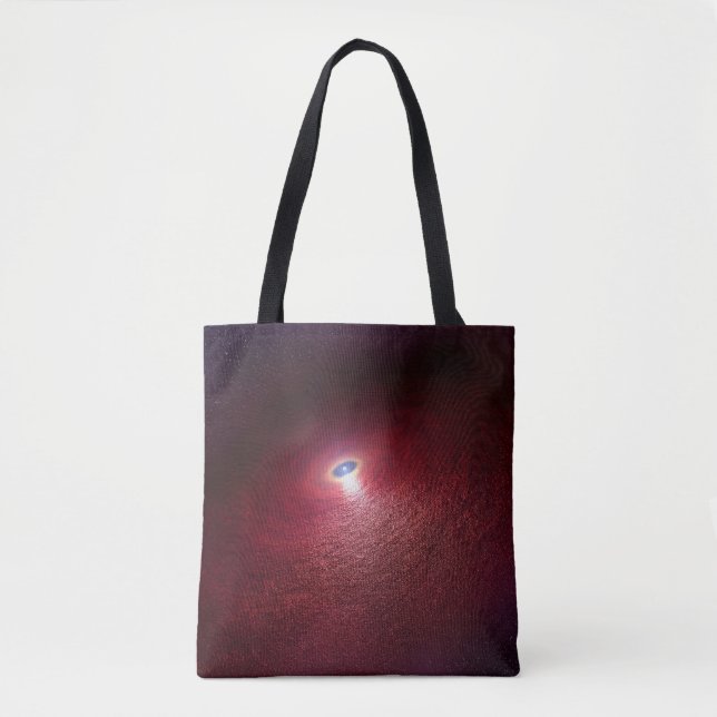 A Neutron Star With A Disc Of Warm Dust. Tote Bag (Front)