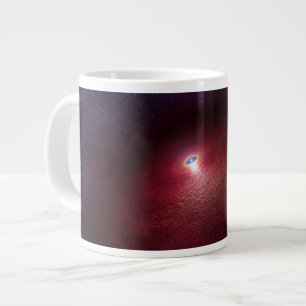 A Neutron Star With A Disk Of Warm Dust. Large Coffee Mug