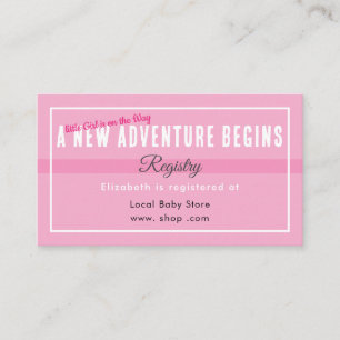 A New Adventure Begins Babyshower Invitation