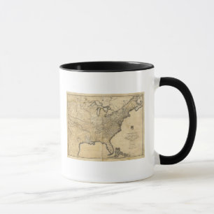 A new and correct map of the United States Mug
