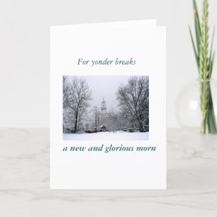 A New and Glorious Morn Holiday Card