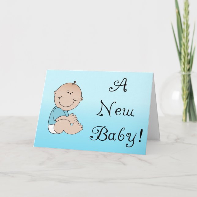 A New Baby! Announcement (Front)