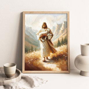 A New Beginning, Leave the 99 Art, Jesus and Lamb, Poster