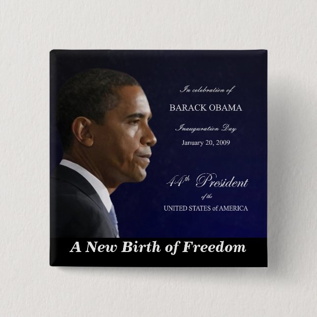 A New Birth of Freedom - Square Button (Front)