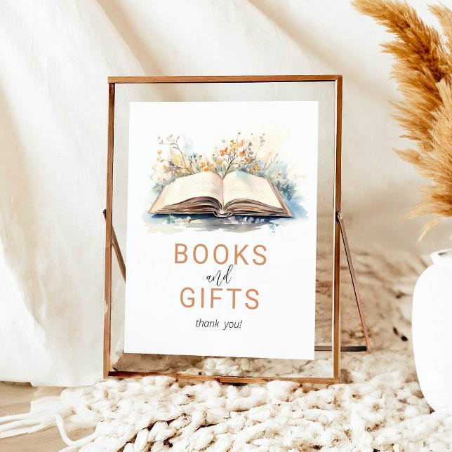 A New Chapter Baby Shower Books and Gifts Sign (Creator Uploaded)