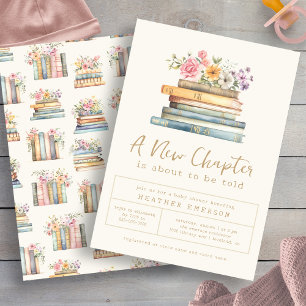 A New Chapter Baby Shower Invitation