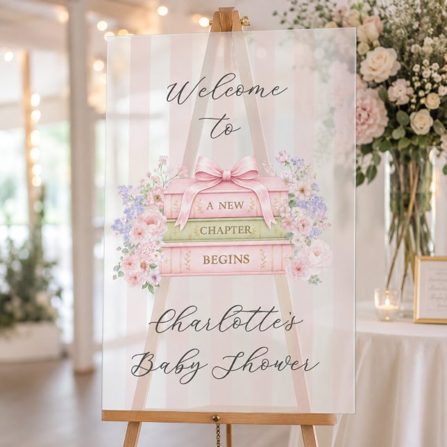 A New Chapter Begins Acrylic Welcome Sign (Creator Uploaded)