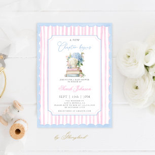 A New Chapter Begins Baby Shower Invitation