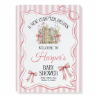 A New Chapter Begins Baby Shower Welcome Sign, Sto