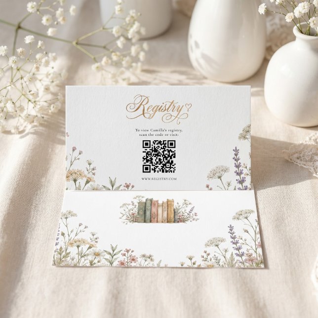 A New Chapter Begins Chic Book Gold Enclosure Card (Creator Uploaded)