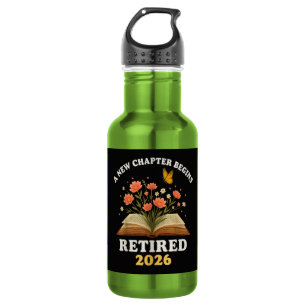 A New Chapter Begins Retired 2026 532 Ml Water Bottle