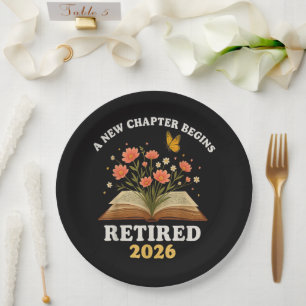A New Chapter Begins Retired 2026 Paper Plate