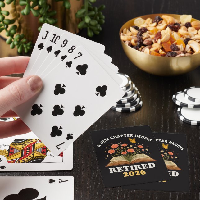 A New Chapter Begins Retired 2026 Playing Cards (In Situ)