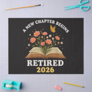 A New Chapter Begins Retired 2026 Tissue Paper