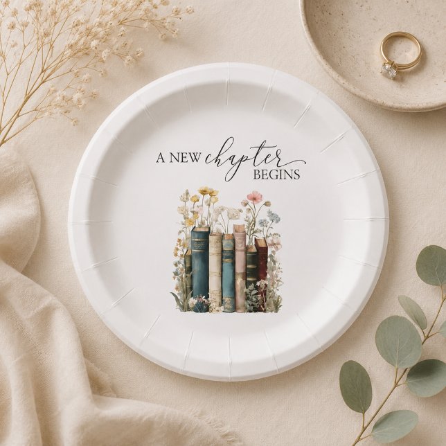 A New Chapter Begins Stickers Paper Plate (Creator Uploaded)