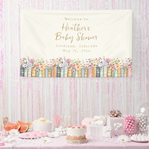 A New Chapter Books Baby Shower Banner