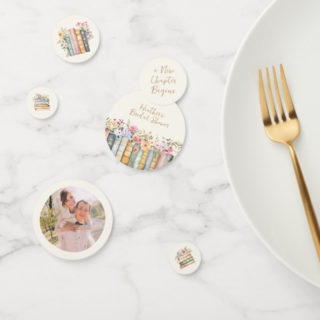 A New Chapter Books Bridal Shower Confetti (Group)