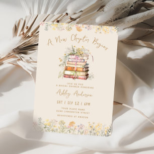 A New Chapter Bridal Shower Invitation