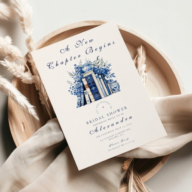 A New Chapter Bridal Shower Invitation (Creator Uploaded)