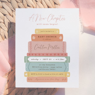 A New Chapter   Cute Storybook Budget Baby Shower