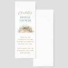 A New Chapter Floral Book Bridal Shower Favour