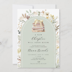 a new chapter gender neutral  Baby Shower Invitation