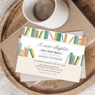 A New Chapter Storybook Baby Shower Invitation