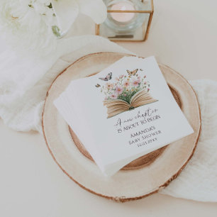 A New Chapter Storybook Baby Shower  Napkin