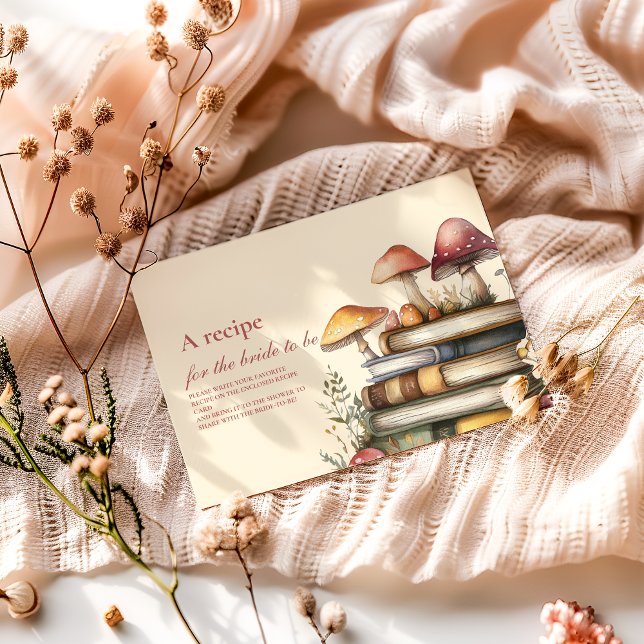 A New Chapter Woodland Mushroom Books Recipe Enclosure Card (Creator Uploaded)