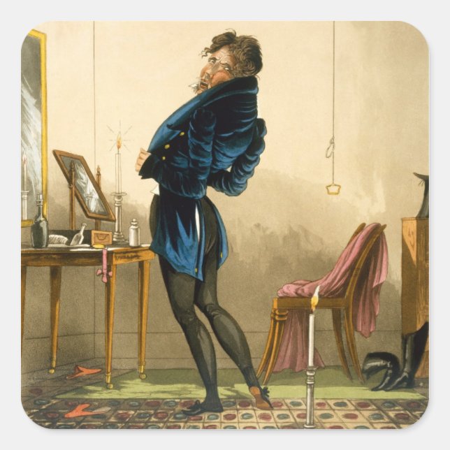 A New Coat (colour litho) Square Sticker (Front)