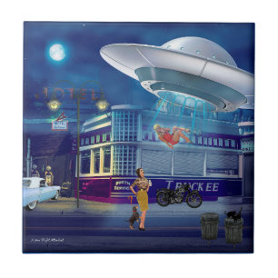 A New Flight Attendant Ceramic Tile