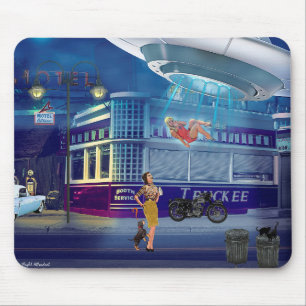 A New Flight Attendant Mouse Pad