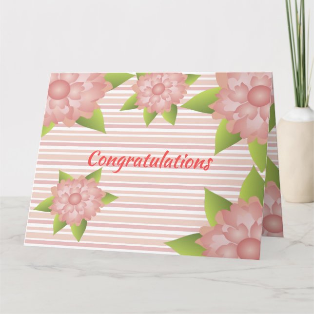 A  New Home Congratulations Or Any Occasion Card (Front)