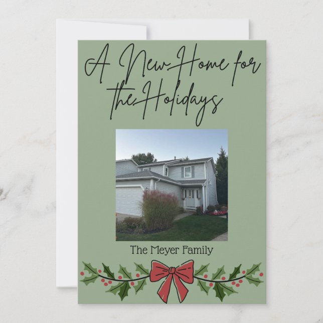 A New Home for The Holidays Holiday Card (Front)