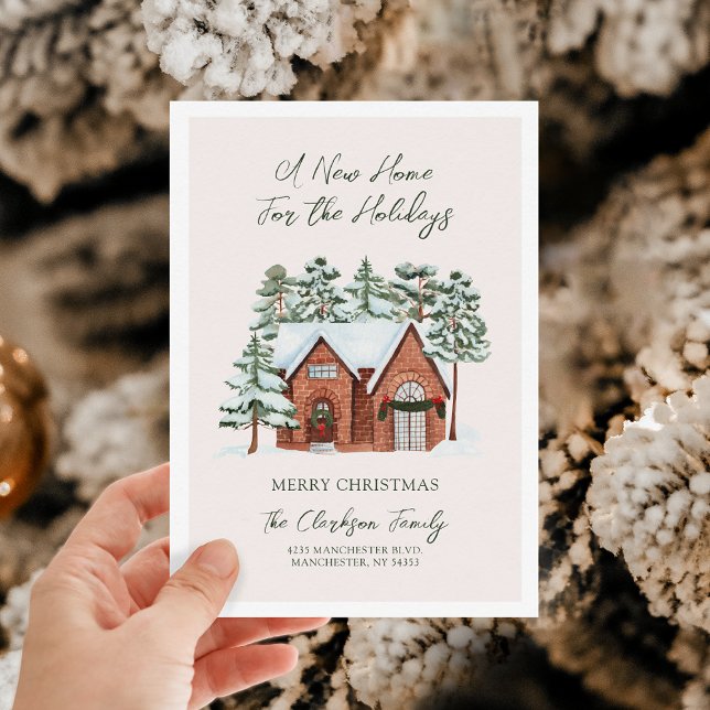 A New Home For the Holidays Moving Holiday Card (Creator Uploaded)