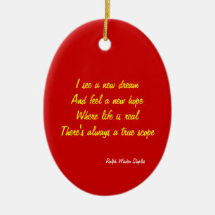 A new hope ceramic ornament