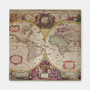 A New Land and Water Map of the Entire Earth Magnet