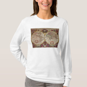 A New Land and Water Map of the Entire Earth T-Shirt