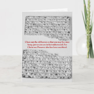 A New Lump: Passover Reflection Card