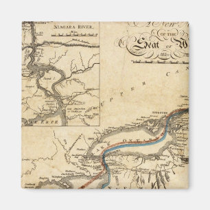 A New Map Of The Seat Of War Magnet