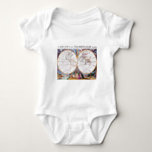 A New Map Of The Terraqueous Globe Baby Bodysuit