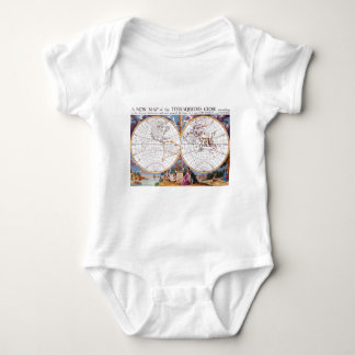 A New Map Of The Terraqueous Globe Baby Bodysuit