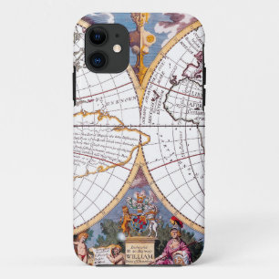 A New Map Of The Terraqueous Globe iPhone 5 Case