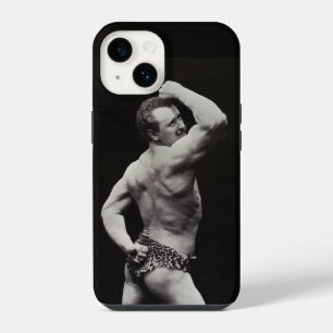 A New Pose by StrongMen Eugen Sandow Bodybuilding iPhone 14 Case