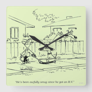 A New Ride Square Wall Clock