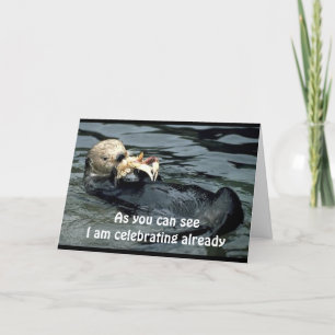 A NEW TEENAGER TURNS ***13*** OTTER STYLE CARD
