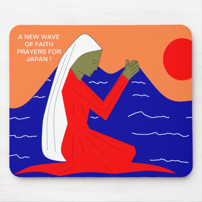 A NEW WAVE OF FAITH PRAYERS FOR JAPAN MOUSE PAD (Front)
