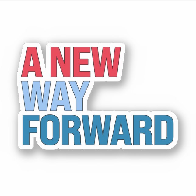 A new way forward (Front)