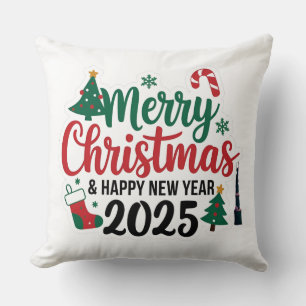 A New Year’s Statement : 2025Throw Pillow