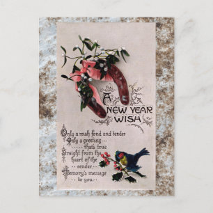 A New Year Wish Holiday Postcard